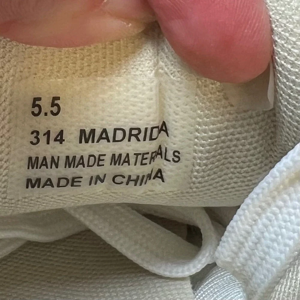 New Project Cloud Madrid White Gum Sole Soccer Blokecore Sneakers Women 5.5